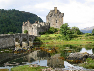 Картинка города замок эйлиан донан шотландия