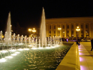 обоя города, фонтаны