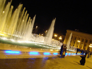 обоя города, фонтаны