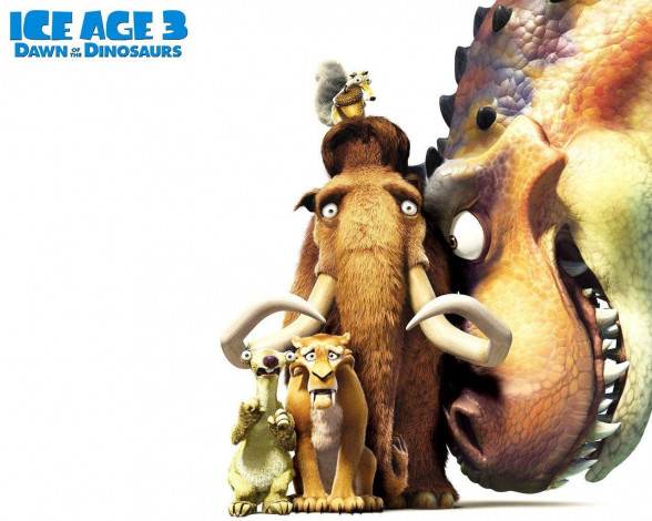 Обои картинки фото ice, age, dawn, of, the, dinosaurs, мультфильмы