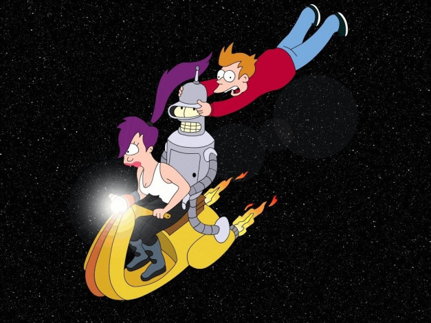 Обои картинки фото мультфильмы, futurama