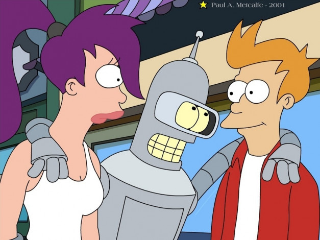 Обои картинки фото мультфильмы, futurama