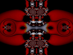 Картинка 3д графика fractal фракталы