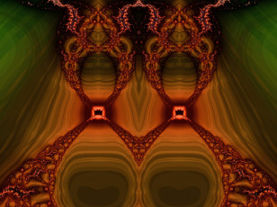 Картинка 3д графика fractal фракталы