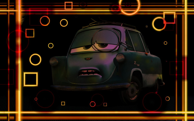 Обои картинки фото 3д, графика, humor, юмор, авто, рамка