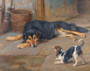 Картинка рисованные wright barker
