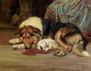 Картинка рисованные wright barker