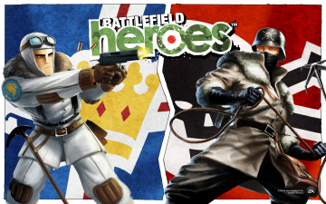 Картинка battlefield heroes видео игры солдаты оружие