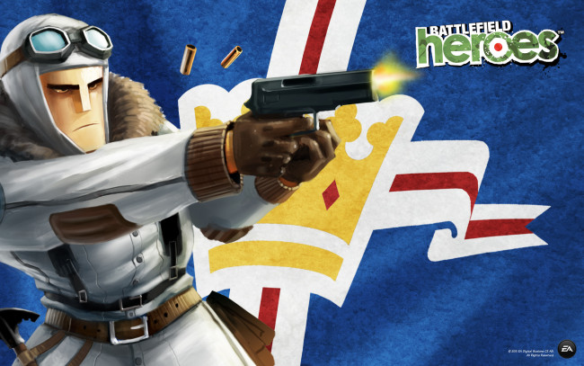 Обои картинки фото battlefield, heroes, видео, игры, солдат, оружие, стрельба