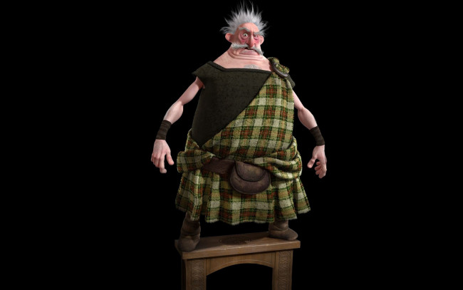 Обои картинки фото храбрая, сердцем, мультфильмы, brave, старик, темный, фон