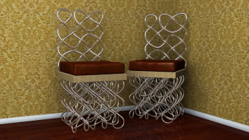 Картинка 3д графика другое стулья