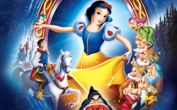 Картинка мультфильмы snow white and the seven dwarfs белоснежка