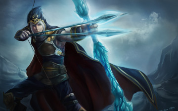 Картинка видео игры league of legends лучник стрелы