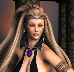 Картинка 3д+графика портрет+ portraits взгляд девушка