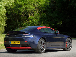 обоя автомобили, aston martin, v8, aston, martin, темный, uk-spec, n430, 2014г, vantage