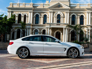 обоя автомобили, bmw, 435i, gran, coupе, m, sport, package, za-spec, f36, 2014г, светлый