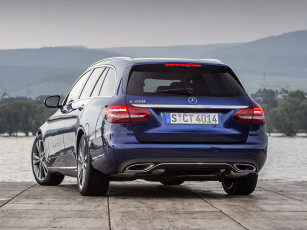 обоя автомобили, mercedes-benz, c, 250, amg, line, estate, s205, 2014г