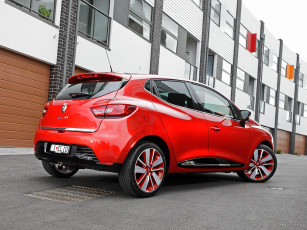 Картинка автомобили renault clio au-spec 2013г красный
