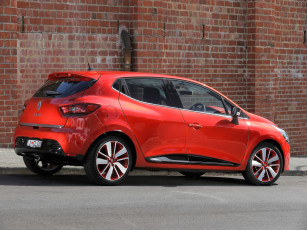 Картинка автомобили renault clio au-spec 2013г красный