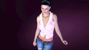 Картинка rexana 3д+графика люди+ people взгляд девушка