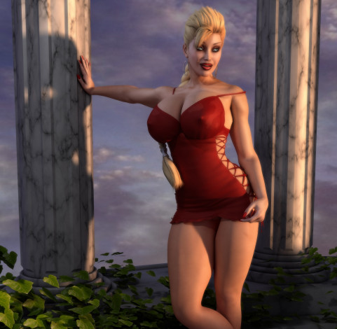 Обои картинки фото 3д графика, люди , people, взгляд, девушка