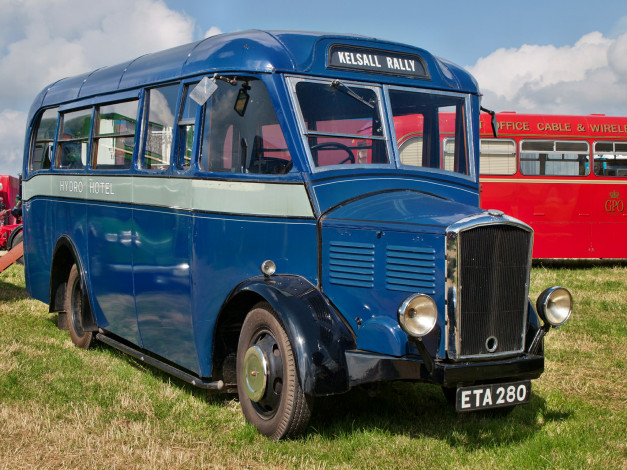 Обои картинки фото 1937 dennis ace dennis hydro hotel torquay-bounty motors, автомобили, автобусы, автобус, ретро, история