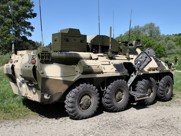 Обои картинки фото техника, военная техника, бпдм, тайфун-м, на, шасси, газ, 59034, бтр, 82, 2013г