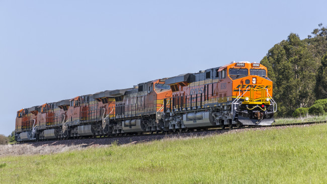 Обои картинки фото техника, поезда, локомотив, рельсы, дорога, железная, состав