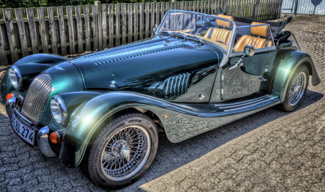 Обои картинки фото morgan, автомобили, площадка, авто