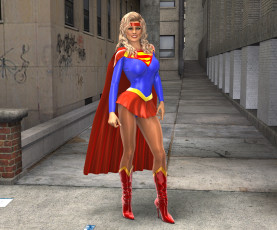 Картинка 3д+графика люди+ people взгляд улыбка девушка блондинка фон