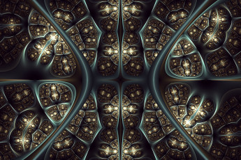 Картинка 3д+графика фракталы+ fractal цвета фон узор