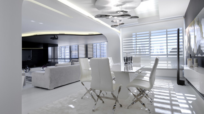 Обои картинки фото 3д графика, реализм , realism, окна, стулья, диван, стол