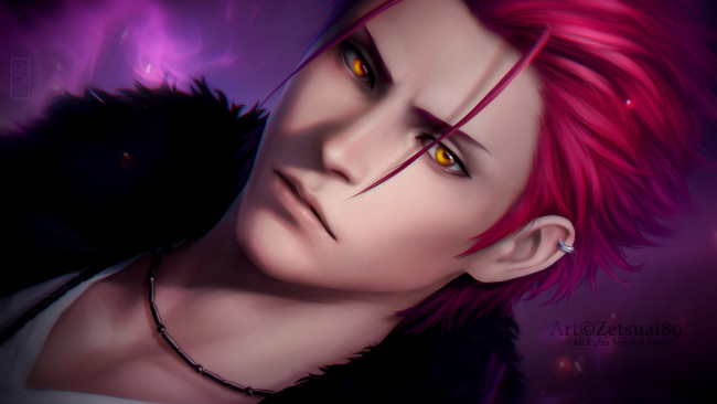 Обои картинки фото фэнтези, люди, красавец, портрет, взгляд, арт, парень