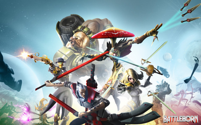 Обои картинки фото видео игры, battleborn, игра, шутер, action