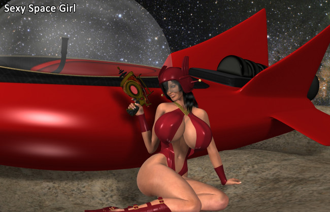 Обои картинки фото 3д графика, фантазия , fantasy, девушка, взгляд, фон, оружие