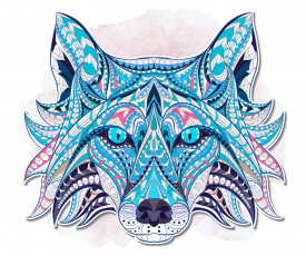 Картинка векторная+графика животные+ animals дракон фон