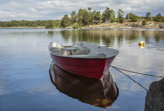 Картинка корабли лодки +шлюпки лес река