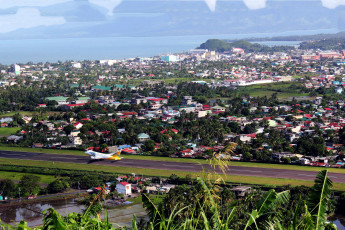 Картинка города -+панорамы панорама город самолет шоссе