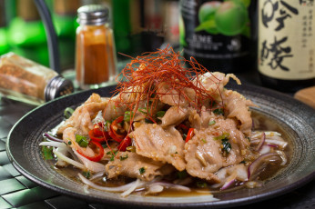 Картинка еда мясные+блюда китайская кухня