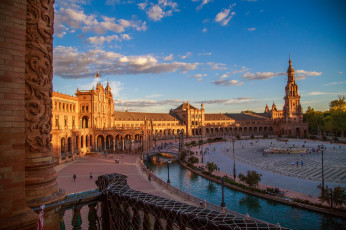 Картинка seville города севилья+ испания дворец