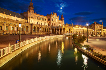 Картинка seville города севилья+ испания дворец