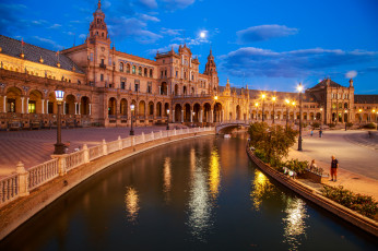 Картинка seville города севилья+ испания дворец