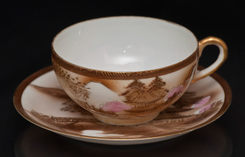 Картинка разное посуда +столовые+приборы +кухонная+утварь блюдце чашка