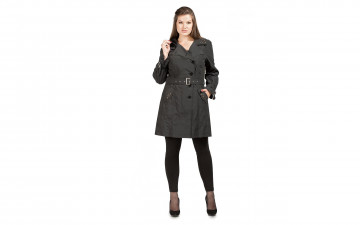 Картинка девушки -unsort+ брюнетки +шатенки модель каблуки брюки плащ