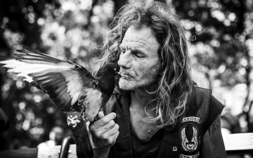 Картинка мужчины -+unsort портрет человек птица