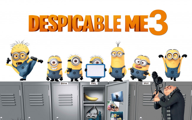 Обои картинки фото мультфильмы, despicable me 3, despicable, me, 3