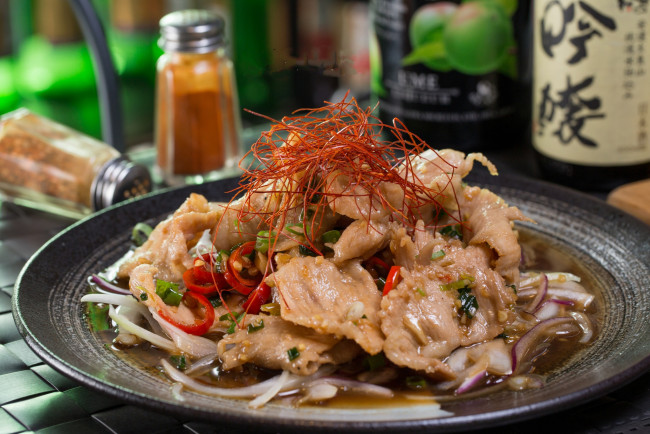 Обои картинки фото еда, мясные блюда, китайская, кухня