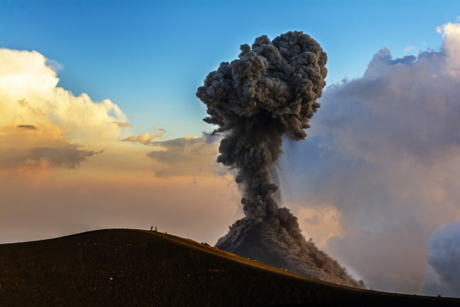 Обои картинки фото природа, стихия, вулкан