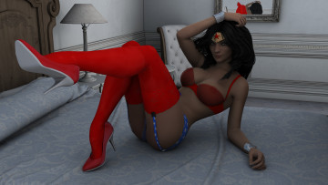 Картинка 3д+графика фантазия+ fantasy фон взгляд девушка