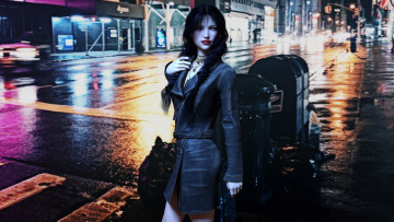 Картинка 3д+графика люди+ people взгляд девушка фон